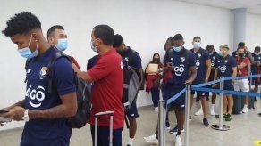 La selección de Panamá llegó a Honduras para el partido del viernes camino a Qatar 2022