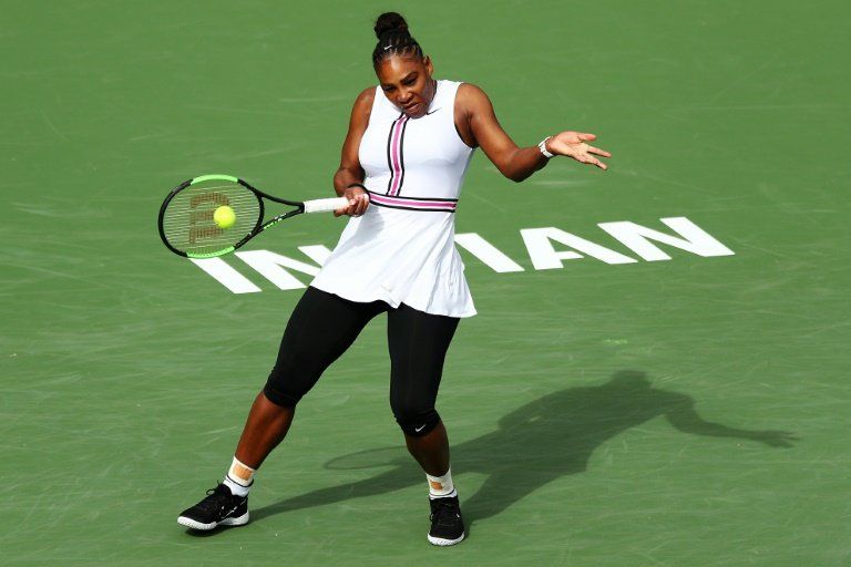 Serena abandona contra Muguruza; Federer con paso firme en Indian Wells