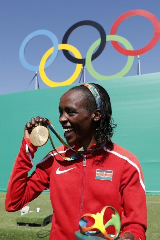 La campeona olímpica Jemima Sumgong, suspendida ocho años por mentir