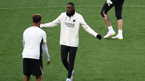 Ousmane Dembélé volvió al entrenamiento colectivo del PSG