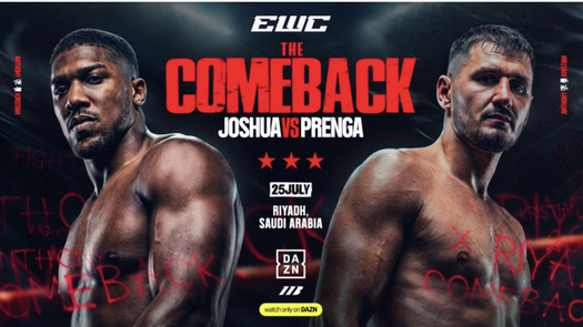 Anthony Joshua volverá al cuadrilátero el 25 de julio en Riad