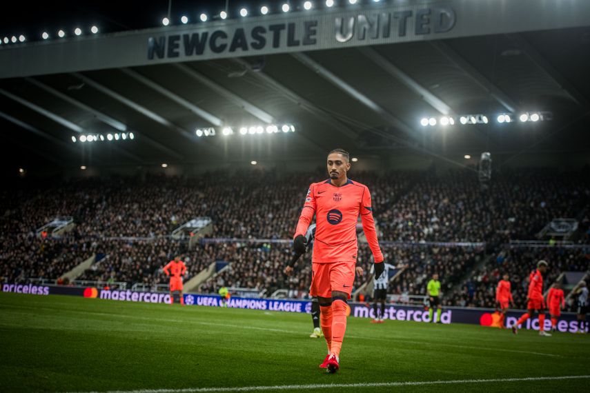 Champions League: FC Barcelona rescató un empate ante el Newcastle en la ida