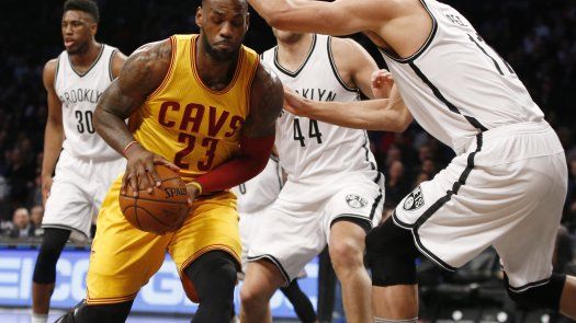 Nets sorprenden a LeBron y los Cavs en triunfo de 104-95