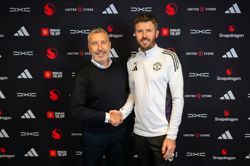 Michael Carrick será el técnico permanente del Manchester United