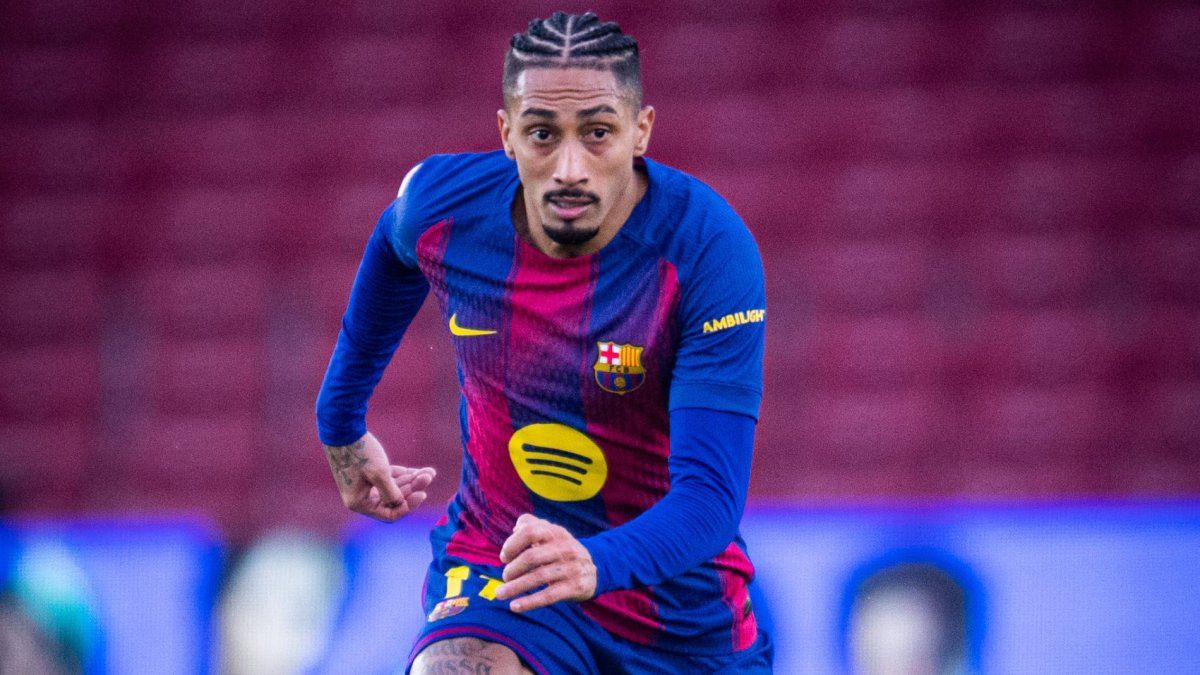 Raphinha será con el FC Barcelona por una semana por sobrecarga en el aductor Raphinha será con el FC Barcelona por una semana por sobrecarga en el aductor