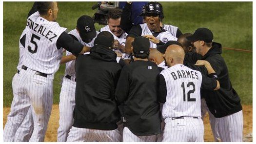 Rockies logran la mayor remontada en el 9no inning