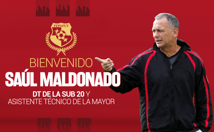 Saúl Maldonado dirigirá la Sub-20 y será asistente de la mayor de Panamá