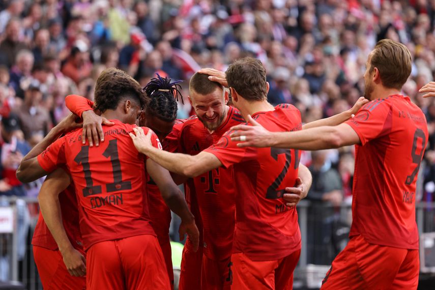 El Bayern Múnich a dos puntos del campeonato en la Bundesliga