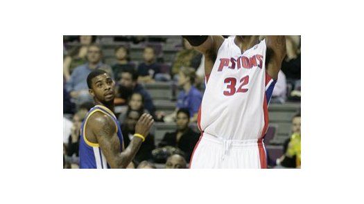 NBA: Pistons 102, Warriors 97; Hamilton encesta 27 puntos