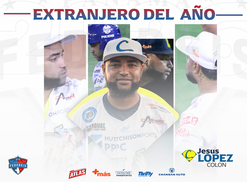 Béisbol Mayor 2026: Jesús López se llevó el Extranjero del Año