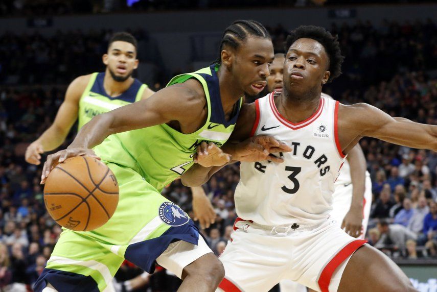 Timberwolves vence a Raptors de la mano de Wiggins
