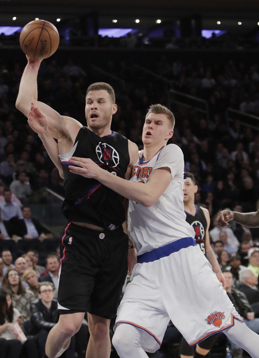 Griffin suma 32 puntos y Clippers superan a Knicks