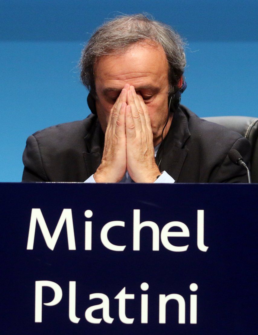 Confirmada su suspensión, Platini deja presidencia de  UEFA