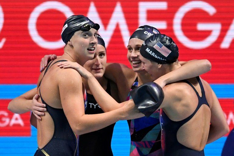 Ledecky suma su cuarto oro en Budapest gracias al 4x200 m libres