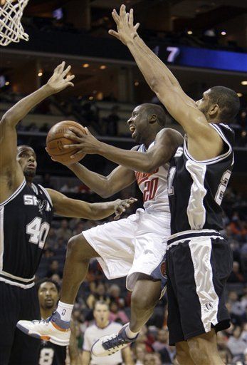NBA: Spurs 86, Bobcats 84; Duncan logra bloqueo crucial