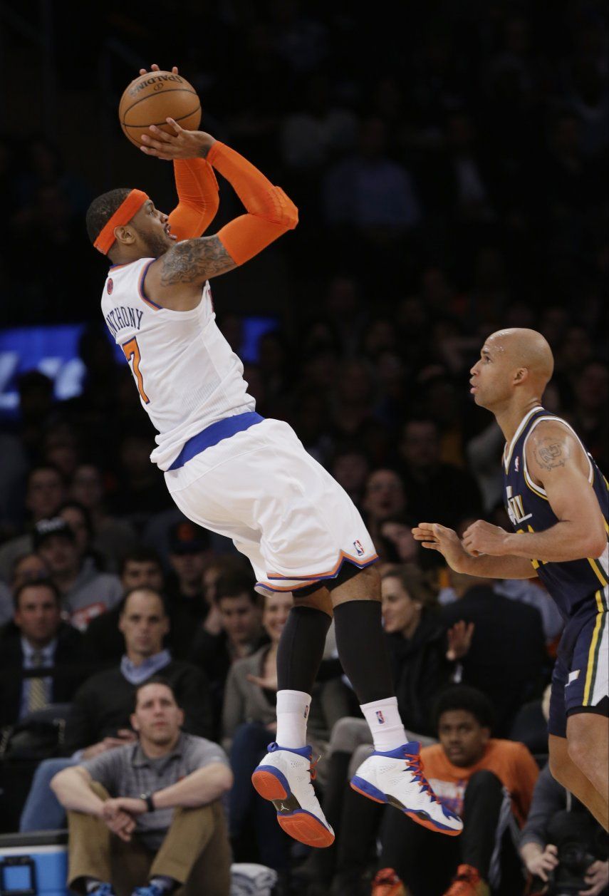 Knicks y Anthony con fácil victoria ante el Jazz