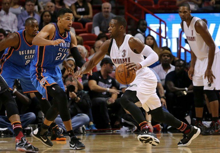 Los Heat doblegan reñidamente a los Thunder con un soberbio Wade