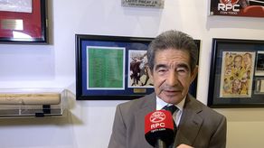 La leyenda Laffit Pincay Jr visitó el pasillo de la fama de Deportes RPC