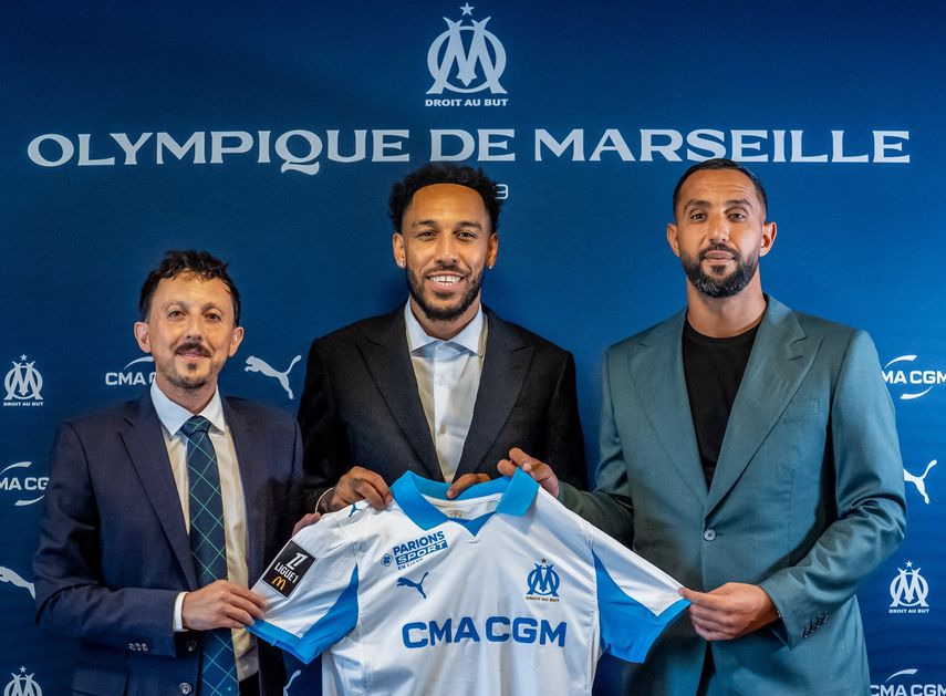 Olympique de Marsella anuncia la llegada de Pierre-Emerick Aubameyang
