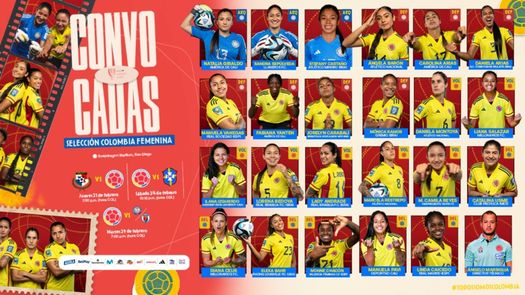 Copa Oro W 2024: Convocadas de la selección de Colombia