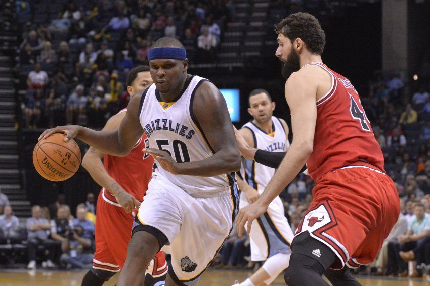 Randolph logra doble doble; Grizzlies vencen a Bulls
