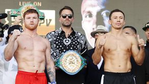 Canelo Álvarez y GGG superan a la báscula en el T-Mobile Arena