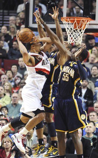 NBA: Trail Blazers 102, Pacers 79; de la mano de Roy y Aldridge