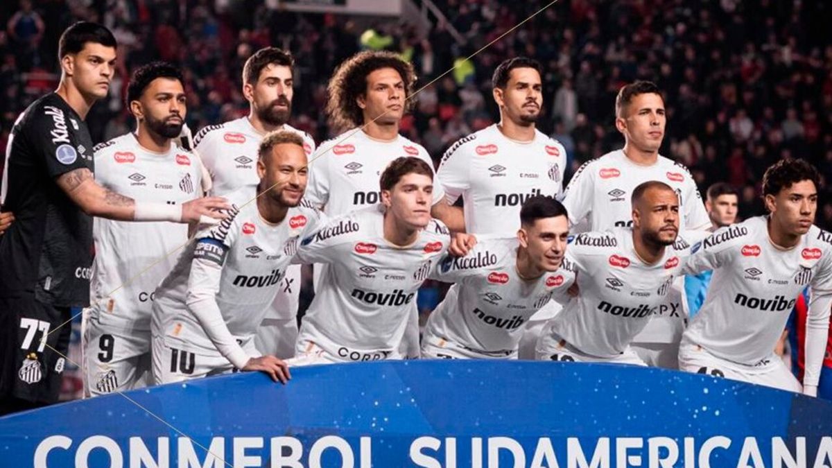 Copa Sudamericana: Neymar Jr y el Santos empatan ante San Lorenzo en Argentina