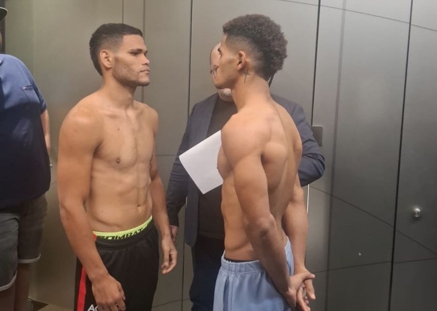 El Magnífico José Núñez supera la báscula para su combate en Chile