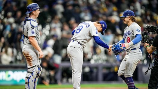 MLB: Dodgers consiguen triunfo ante Cerveceros con un brillante Yamamoto