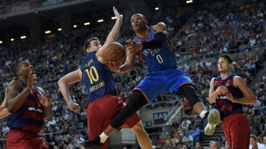 El armador Russell Westbrook lidera la anotación en la NBA