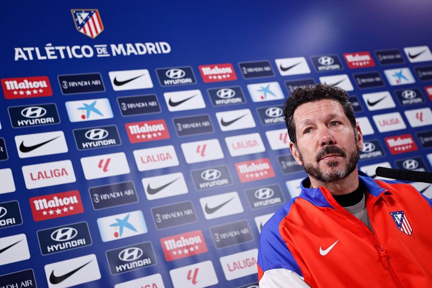 Diego Simeone: No estoy pensando en cómo va a salir el árbitro