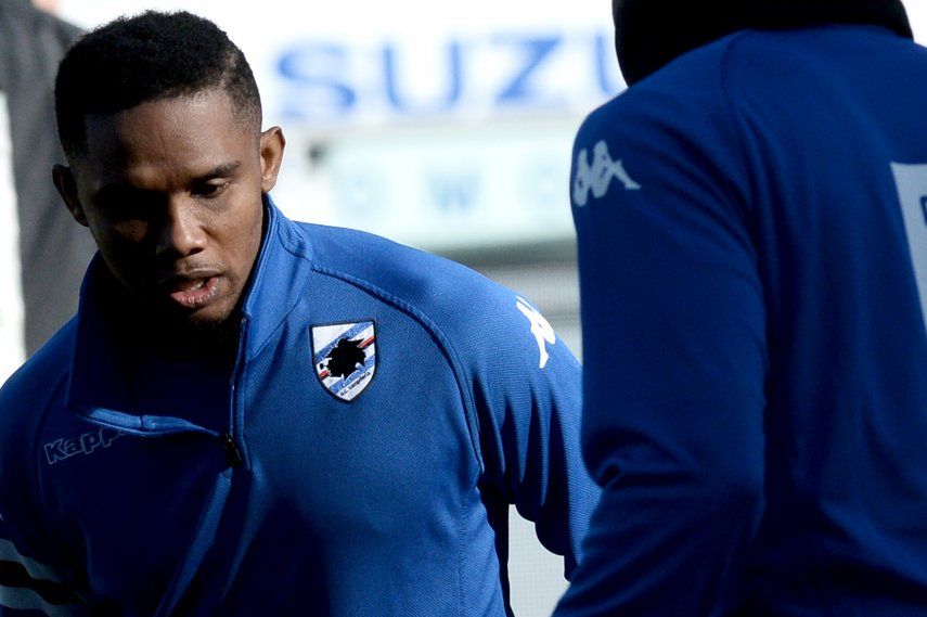 Sampdoria minimiza que Etoo se haya perdido práctica