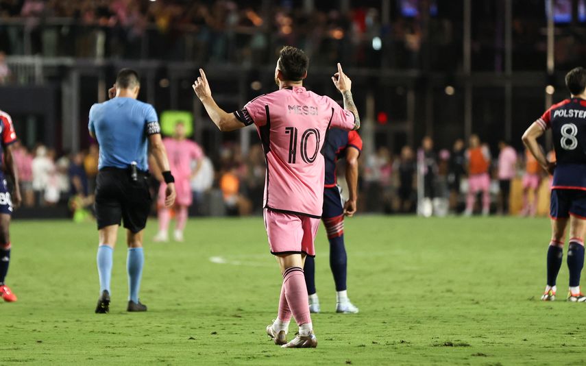 Lionel Messi anota Hat Trick en goleada del Inter Miami ante New England