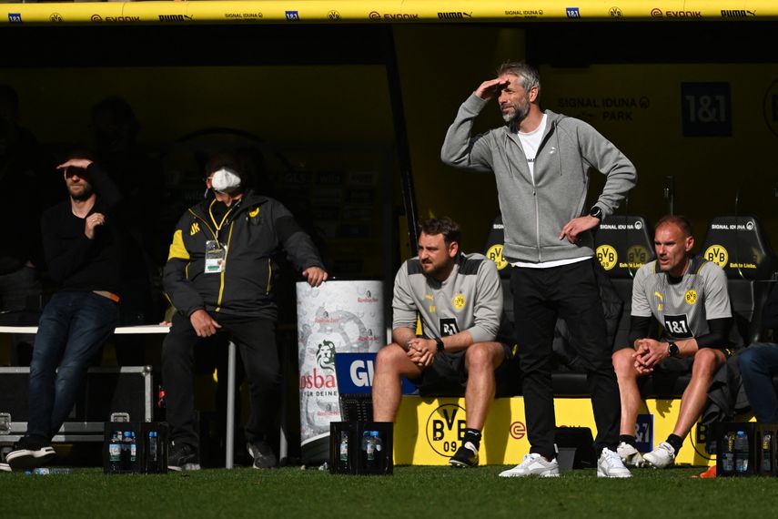 Marco Rose fue destituido como entrenador del Dortmund
