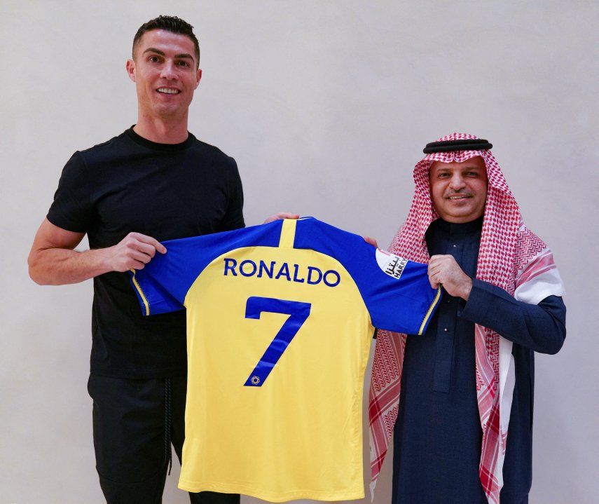 El Presidente de Al Nassr y Cristiano Ronaldo