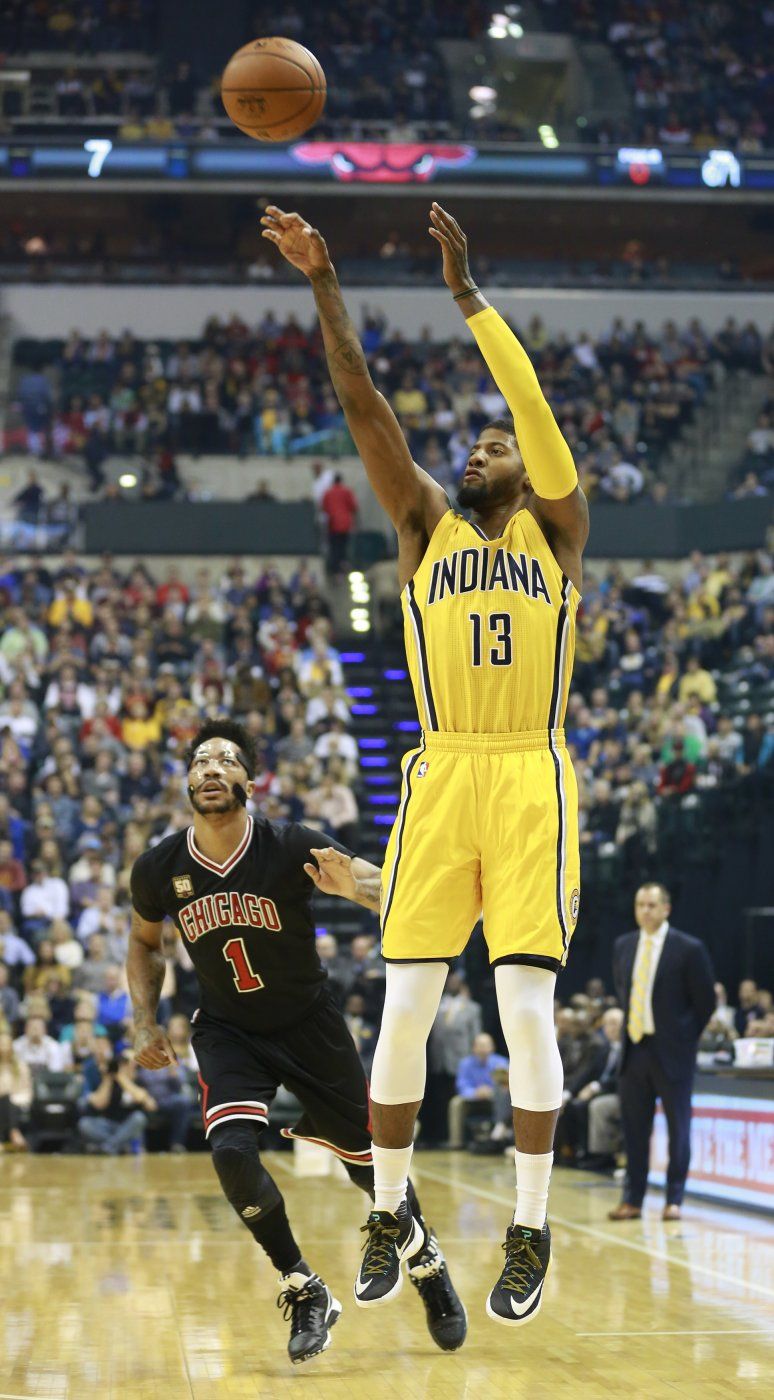 George luce en victoria de Pacers sobre Bulls por 104-92