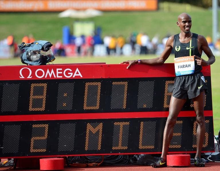 Mo Farah triunfa en Birmingham con el récord europeo de las 2 millas