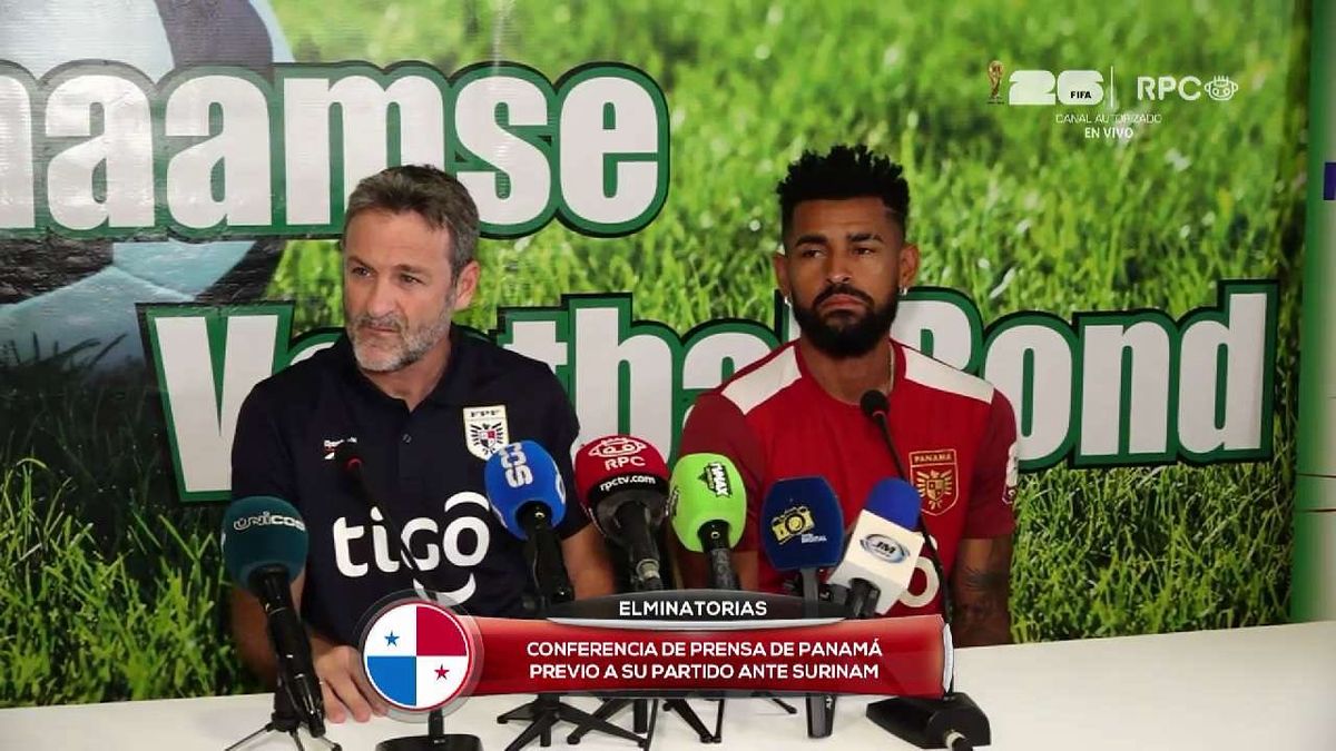 Selección de Panamá: Así fue la conferencia de prensa de Thomas Christiansen y Aníbal Godoy