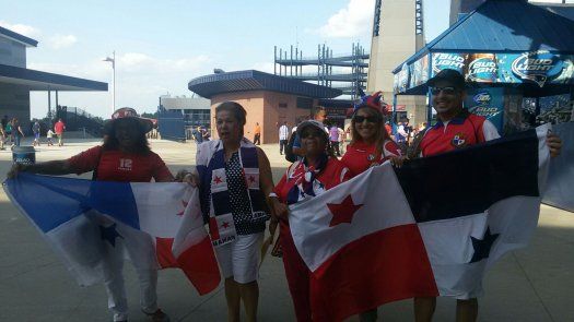 La Marea Roja apoyando a Panamá en Copa Oro
