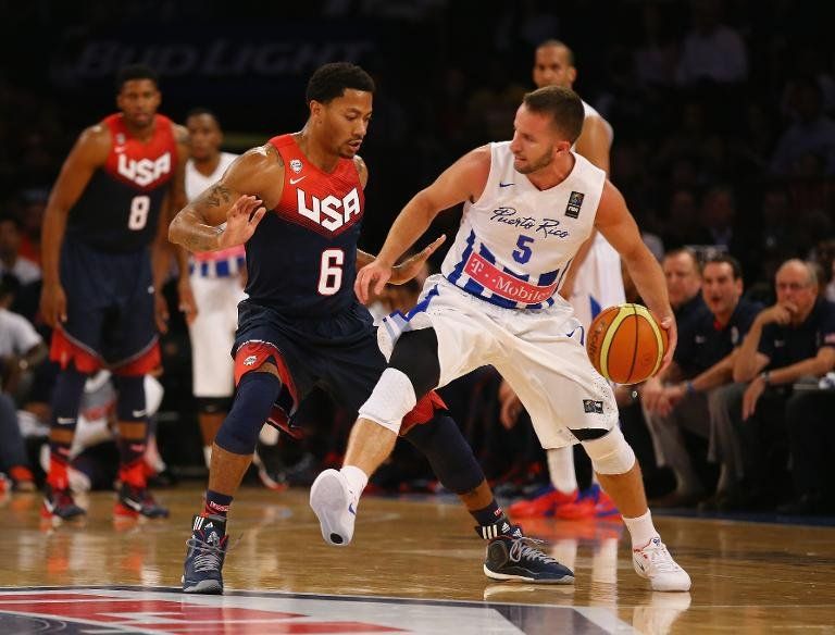 NBA: Curry brilla en regreso de Rose a las tablas para vencer a Puerto Rico