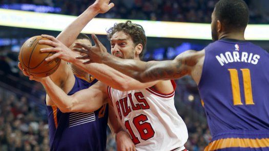 Gasol se luce y Bulls vence a los reforzados Suns