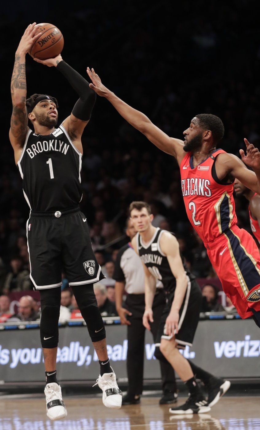 Doble-doble de Russell lleva a Nets a victoria ante Pelicans