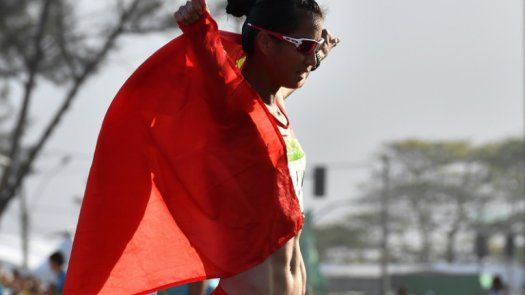 La china Liu Hong establece un nuevo récord del mundo en 50 km marcha