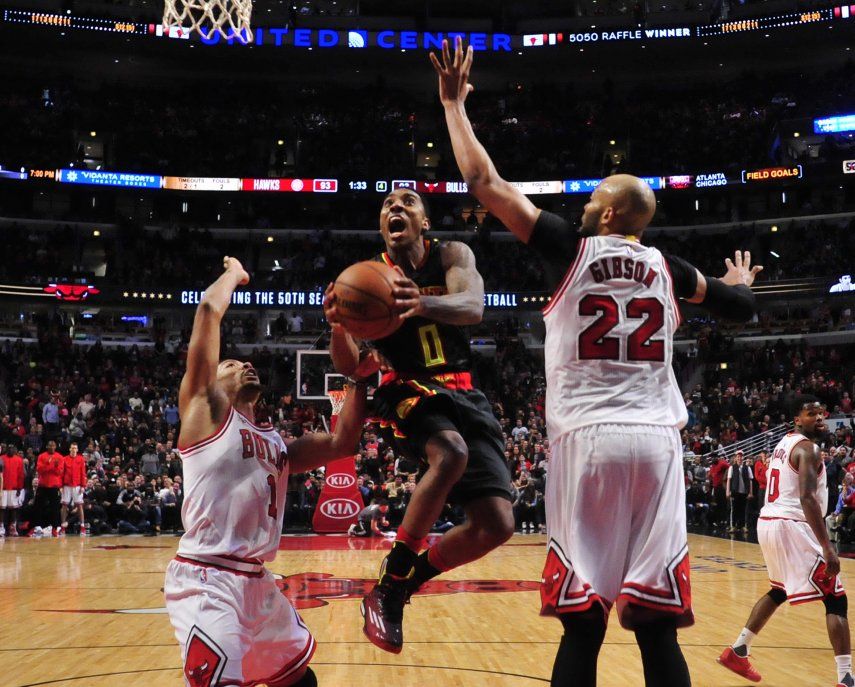 Hawks siguen en alza tras vencer a Bulls