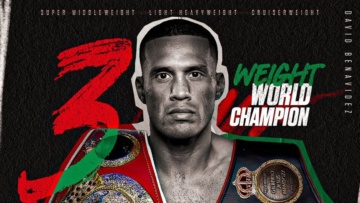 ¡GANÓ EL MONSTRUO!: David Benavidez le gana por TKO al Zurdo Ramírez para quitarle los títulos cruceros