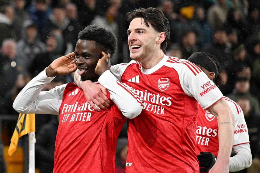 Premier League: Arsenal empató ante el colista Wolverhampton