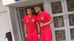 Delantero Luis Tejada entrena con el seleccionado nacional