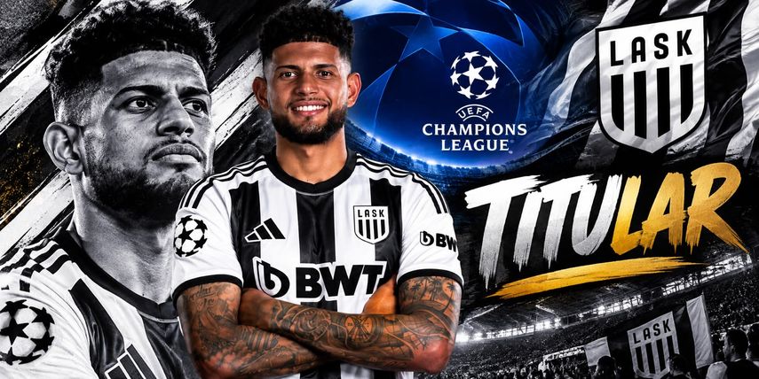 Champions League: Andrés Andrade titular y capitán con el Lask ante Sporting Lisboa