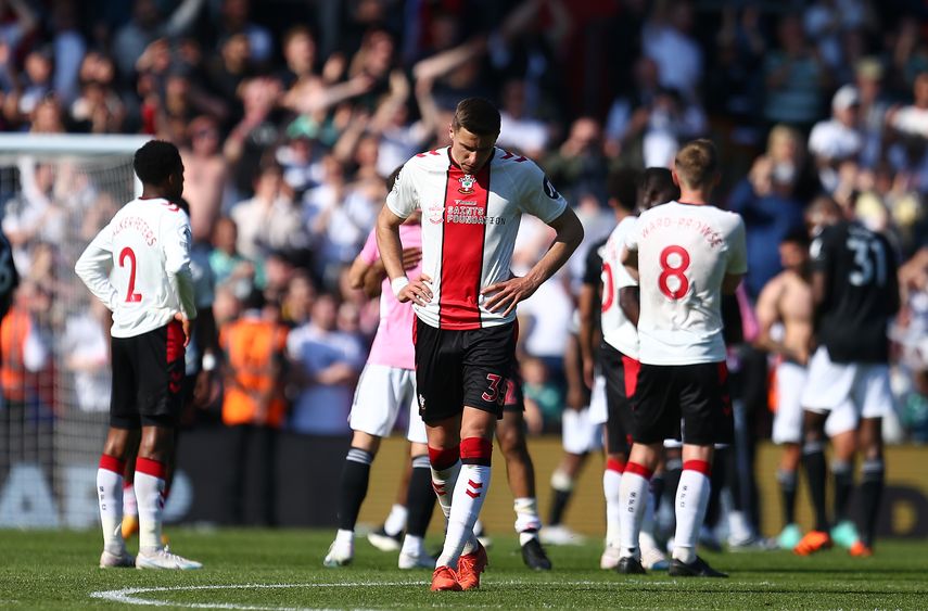 Southampton es el primer equipo en descender de la Premier League